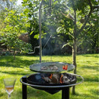 HEAT Pendal Fire Pit Bowl with Height Adjustable Grill