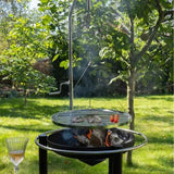 HEAT Pendal Fire Pit Bowl with Height Adjustable Grill