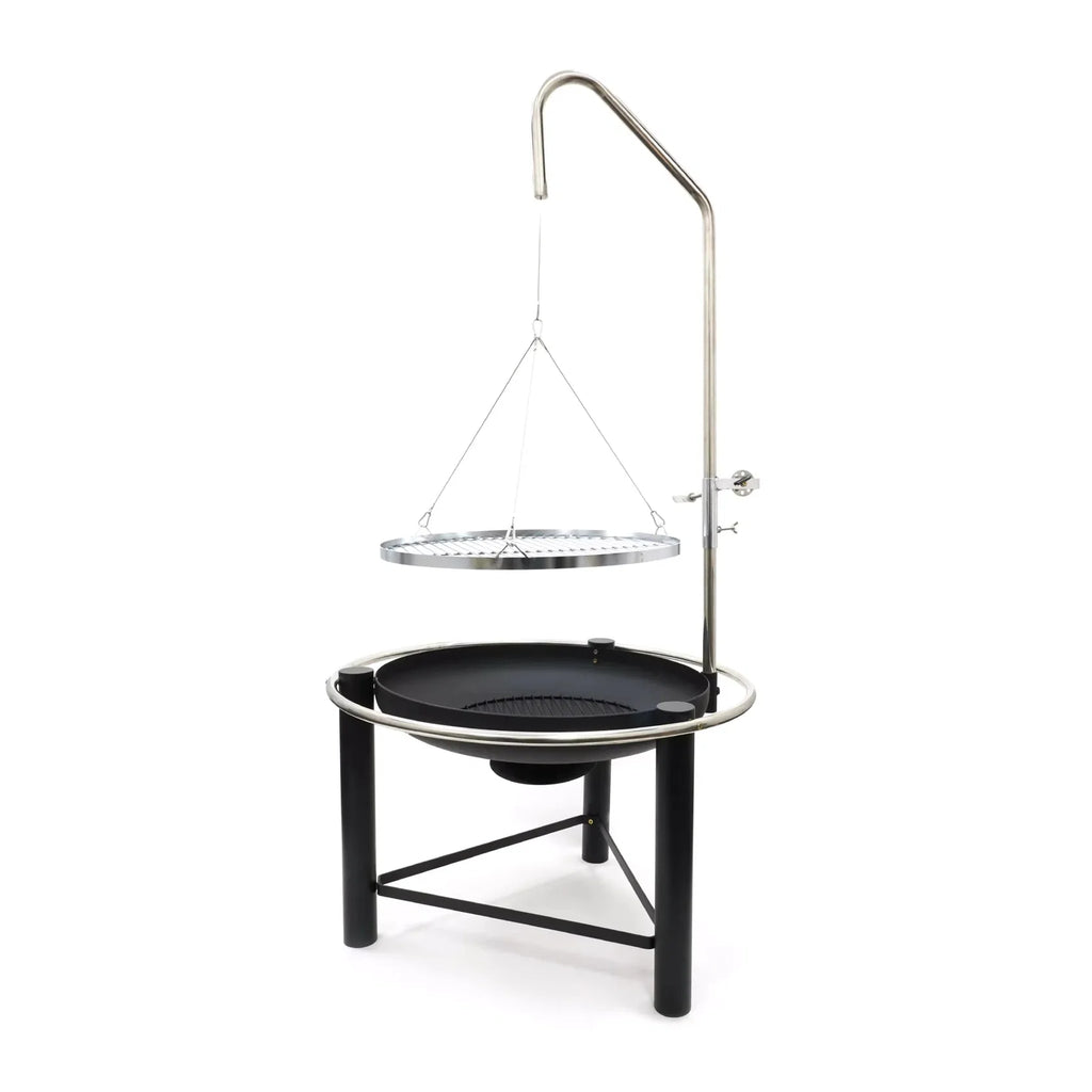 HEAT Pendal Fire Pit Bowl with Height Adjustable Grill
