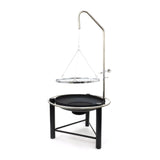 HEAT Pendal Fire Pit Bowl with Height Adjustable Grill