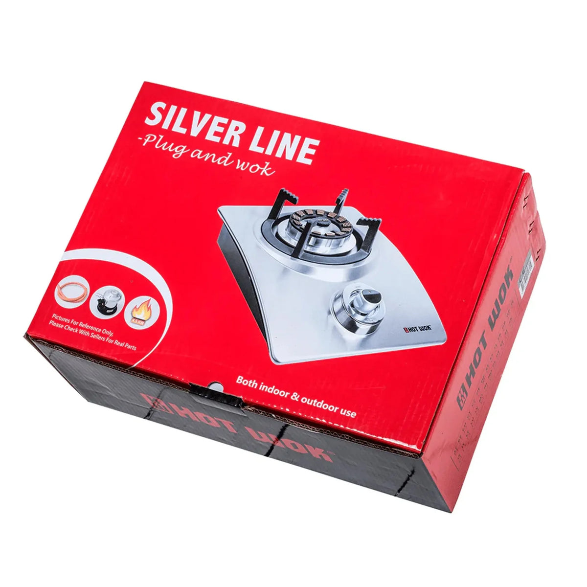 HOT WOK Silver Line 4.5kW Indoor & Outdoor Cast Iron Gas Burner