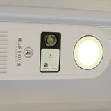 PergoSTET Motorized Wall & Ceiling Mount Smart Pergola Heater with Integrated LED Light (1500W) Grey