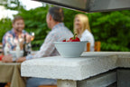 Buschbeck Venedig Masonry Barbecue with Stainless Steel Hood