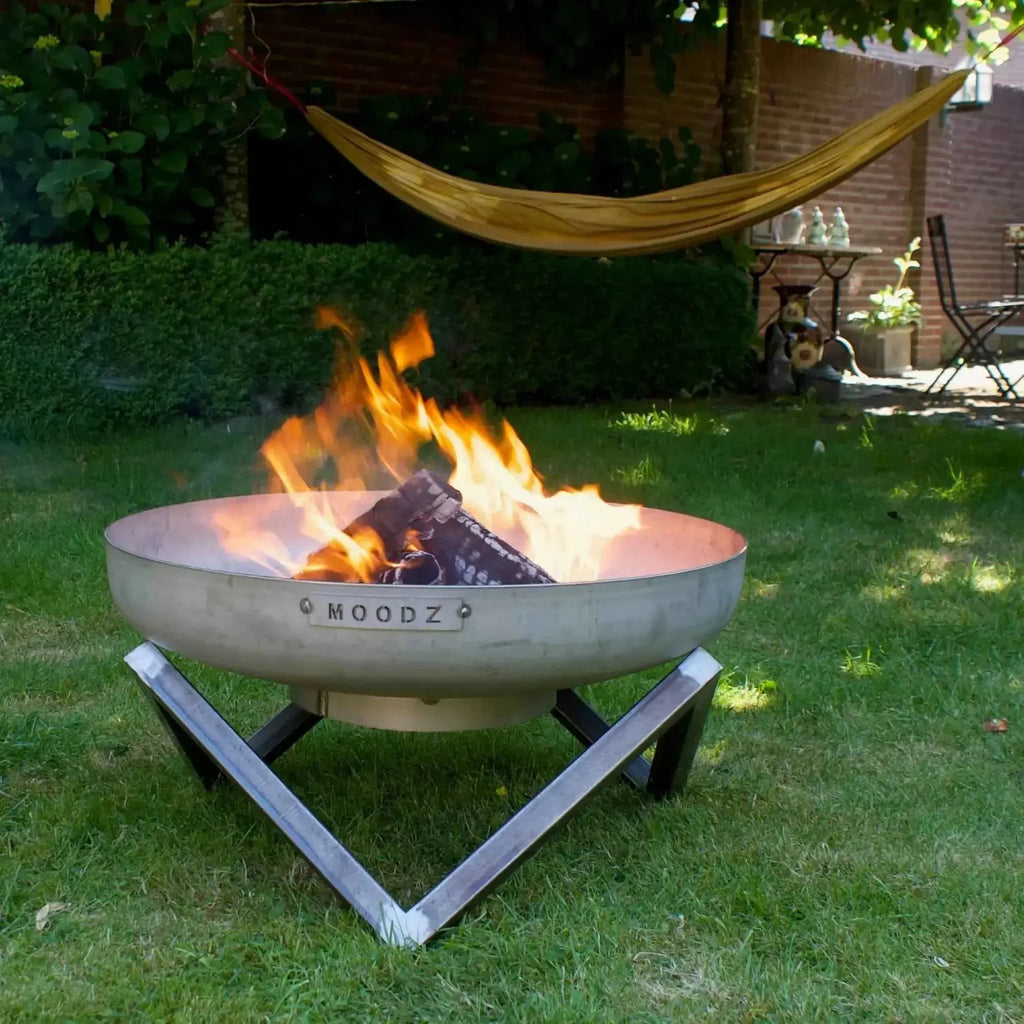 MOODZ Stainless Steel Fire Bowl Star Frame