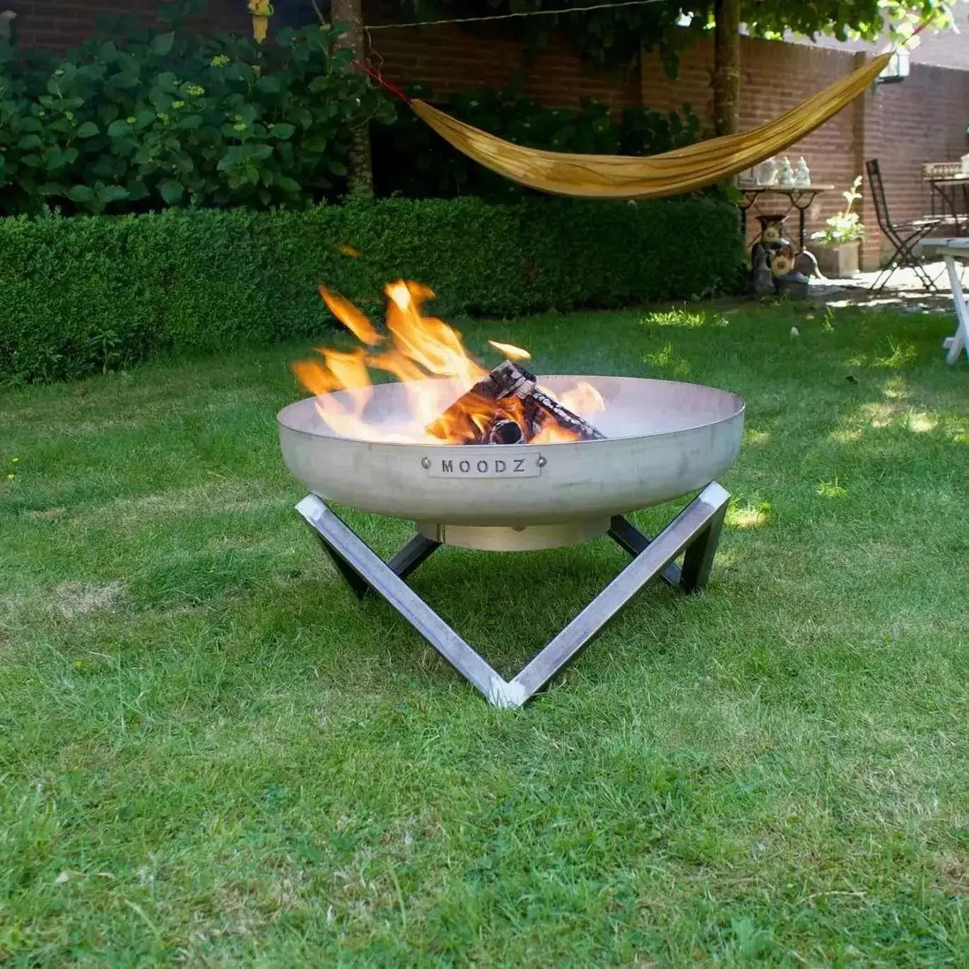 MOODZ Carbon Steel Fire Bowl Star Frame