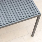 PergoSTET Deluxe 3m x 3m Square Pergola with Motorised LED Louvres and 3 Manual Side Blinds in Grey