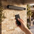 PergoSTET 2400W Smart Aluminum Pergola Heater with WiFi & Bluetooth Integration - Black