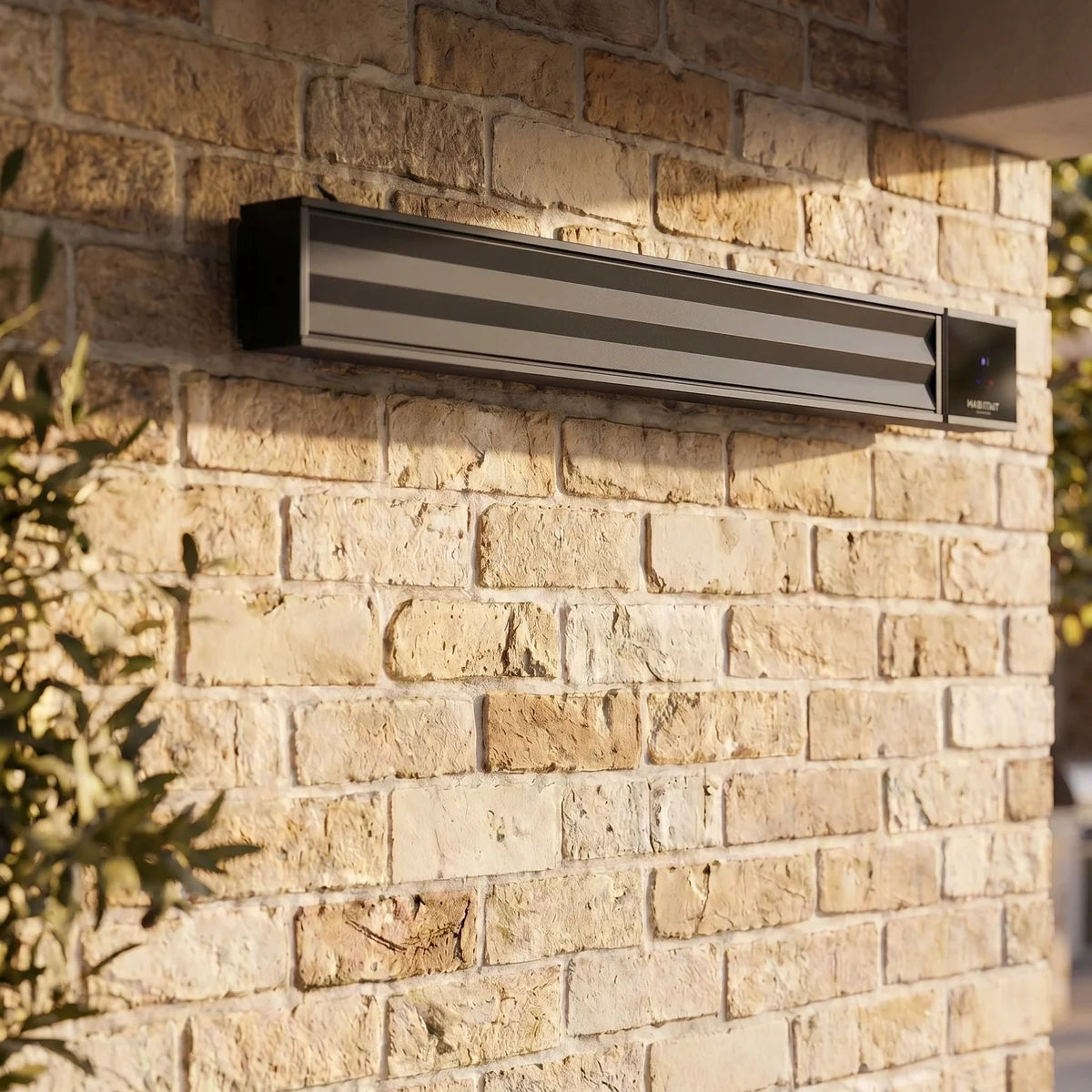 PergoSTET 2400W Smart Aluminum Pergola Heater with WiFi & Bluetooth Integration - Black