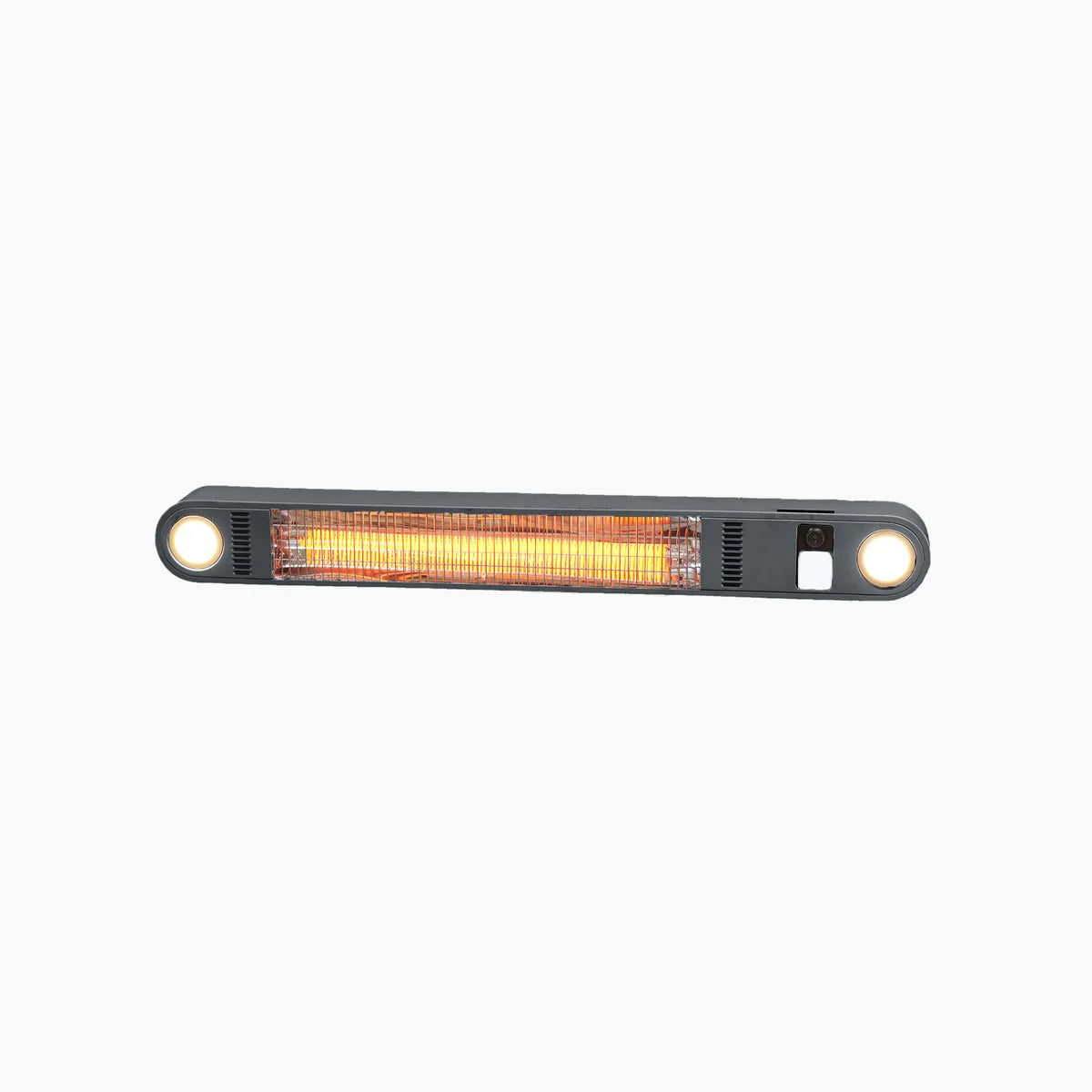 PergoSTET Motorized Wall & Ceiling Mount Smart Pergola Heater with Integrated LED Light (1500W) Grey