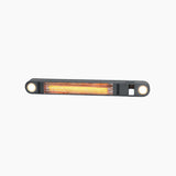 PergoSTET Motorized Wall & Ceiling Mount Smart Pergola Heater with Integrated LED Light (1500W) Grey