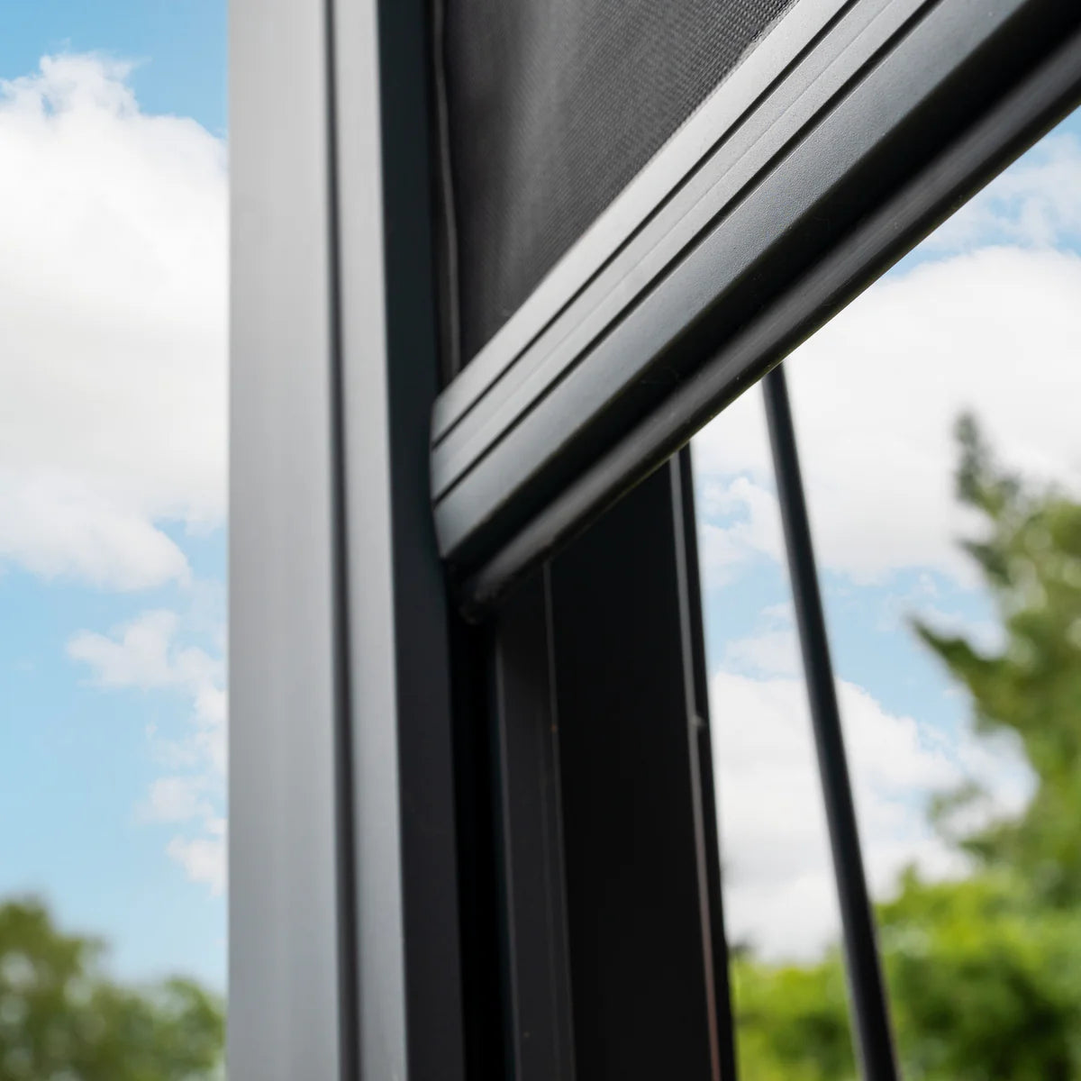 PergoSTET Plus 3m x 4m Rectangular Wall Mounted Pergola With Tilting Louvres And LED Lighting